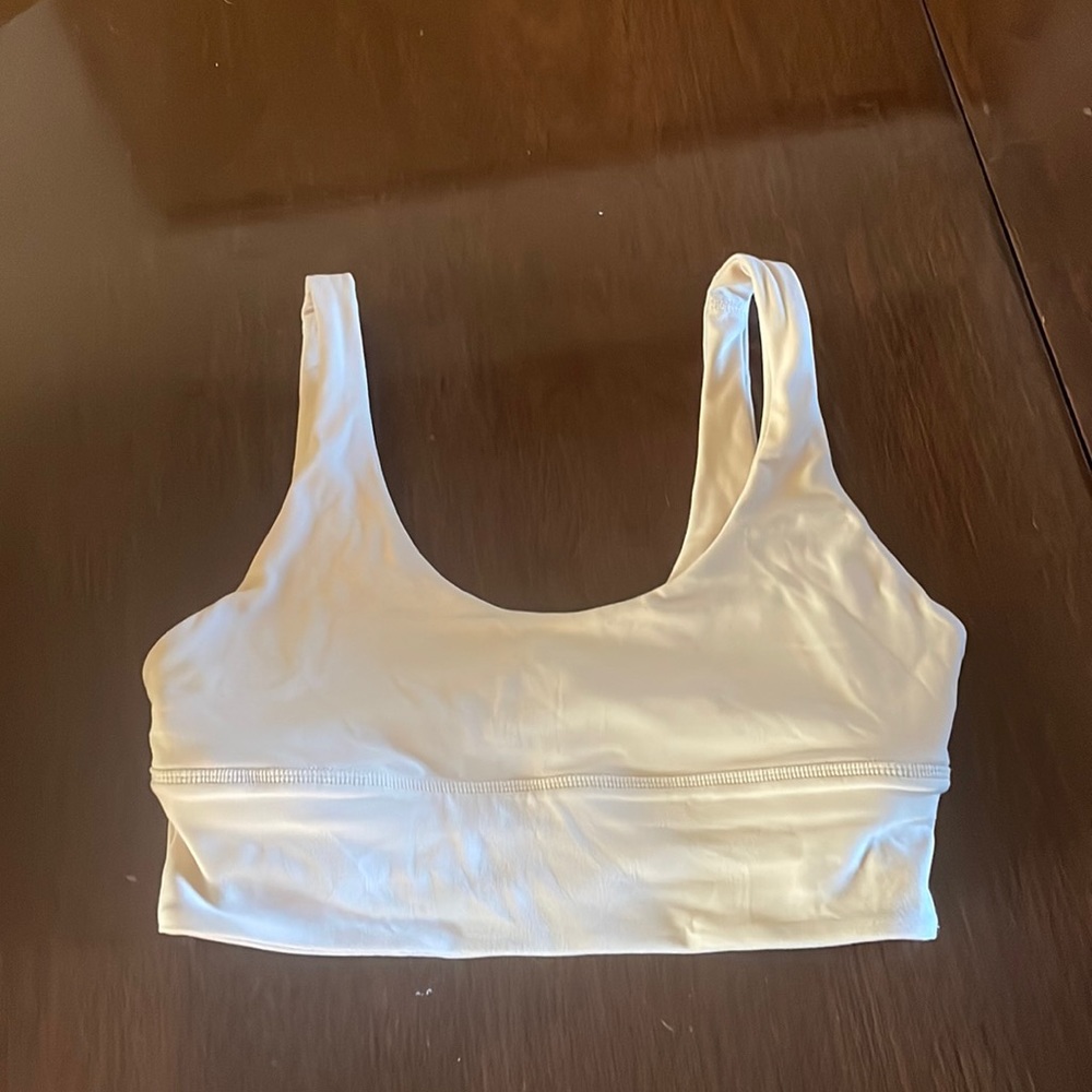 Lululemon cream sports bra